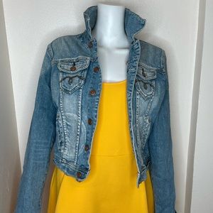 American Rag CIE vintage cropped jean jacket